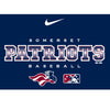 Somerset Patriots Nike Adult Short Sleeve Co-Branded Cotton Tee