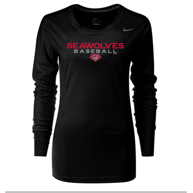 Erie SeaWolves Nike L/S SeaWolves Print