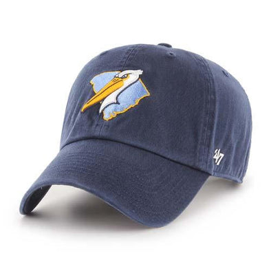 Myrtle Beach Pelicans 47 Brand Navy Alternate SC Clean Up Adjustable Cap