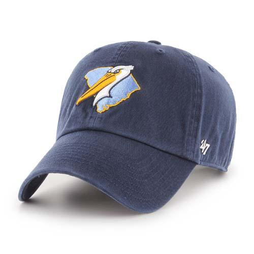 Myrtle Beach Pelicans 47 Brand Navy Alternate SC Clean Up Adjustable Cap