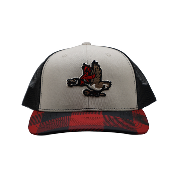 Beloit Sky Carp OC Red Flannel Trucker