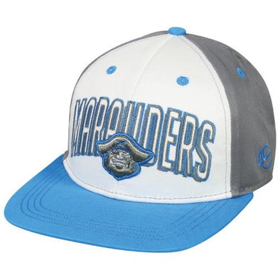 Bradenton Marauders Youth Snap Back Gray & Blue Flat Brim