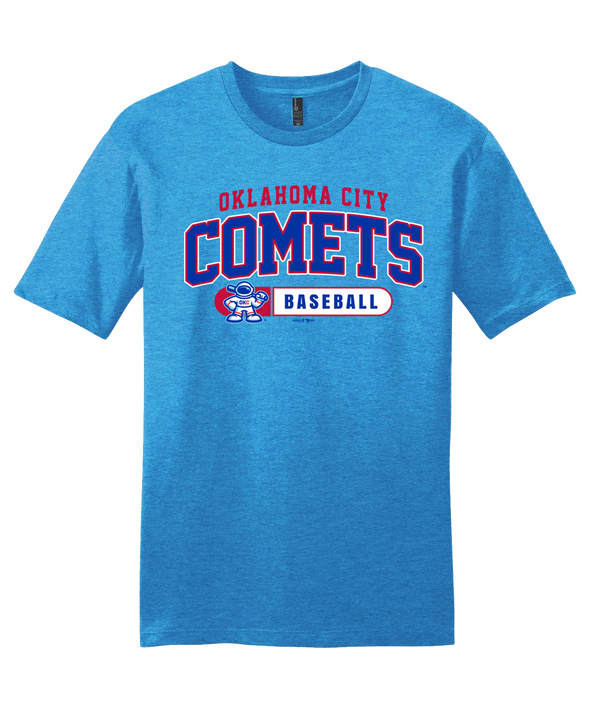 OKC Comets Light Blue Arch Pill Astro Tee