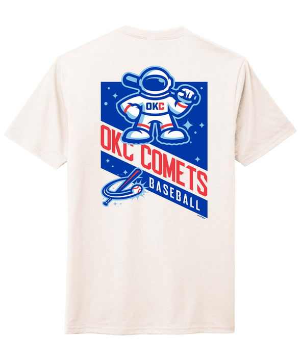 OKC Comets Cream Astro Backer