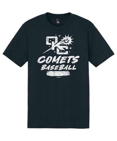 OKC Comets Navy Home Chalk Tee