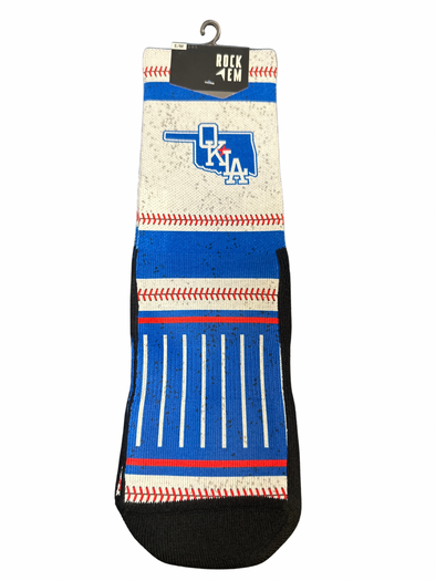 OKC "OKLA" Stripe Socks