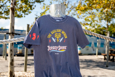 Jersey Shore BlueClaws Official League JSBC X Gaslight Anthem T-Shirt