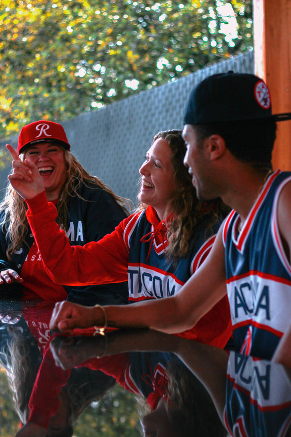 Tacoma Rainiers Official League Navy Basketball Jersey
