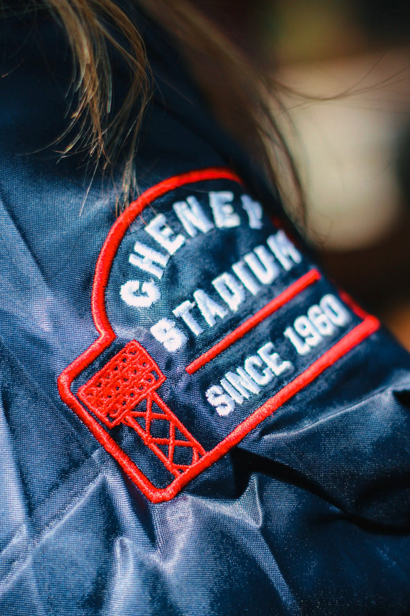 Tacoma Rainiers Official League Navy Satin Jacket