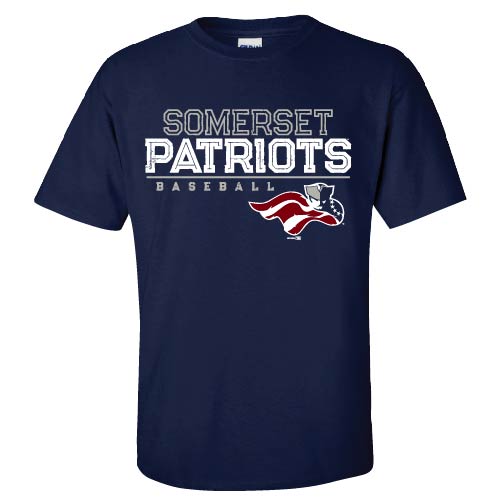 Somerset Patriots Adult Opposition Somerset Patriots Crew Neck Tee