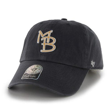 Myrtle Beach Pelicans 47 Brand Adjustable Navy Game Adjustable Clean Up Cap