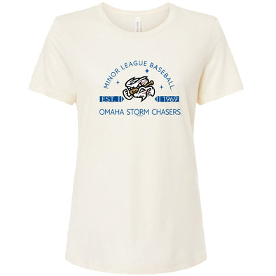 Omaha Storm Chasers Women's Bimm Ridder Natural Sugarloaf Triblend Tee