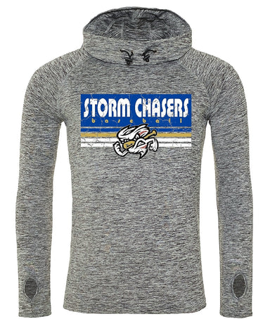 Omaha Storm Chasers Men's Bimm Ridder Grey Ultrawarm Cowl Neck Hood