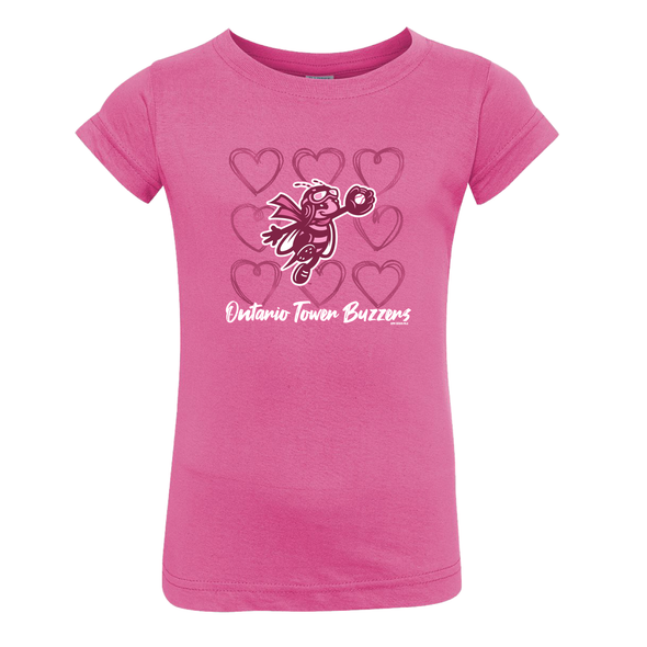 Toddler OTB Catching Bee Heart Tee
