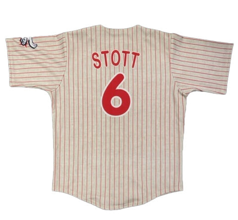 OT Sports Bryson Stott Home Pinstripe Adult Replica Jersey