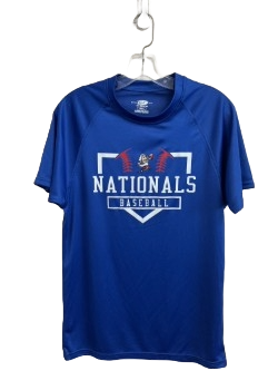 FredNats OT Royal Mesh Back Tee