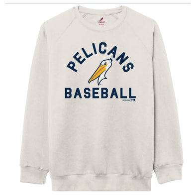 Myrtle Beach Pelicans League Oatmeal Alternate Essential Crew