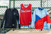 Jersey Shore BlueClaws Official League JSBC Tri Color Chute Jacket