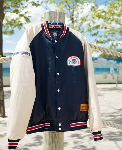 Jersey Shore BlueClaws Official League JSBC X Gaslight Anthem Satin Jacket