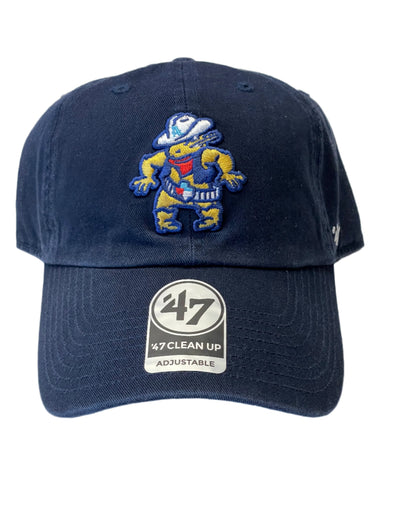 Amarillo Sdo Poodles '47 Navy Draw CLEAN UP Cap