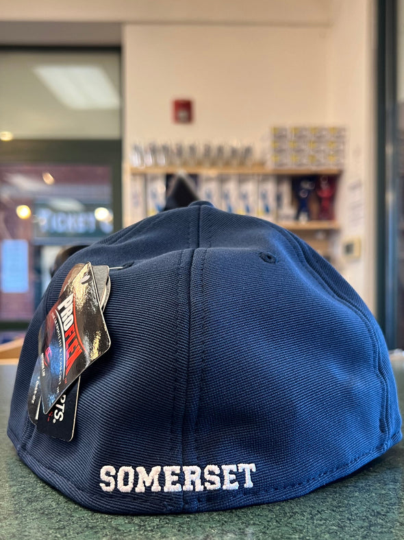 Somerset Patriots Navy Road Flex Fit Cap