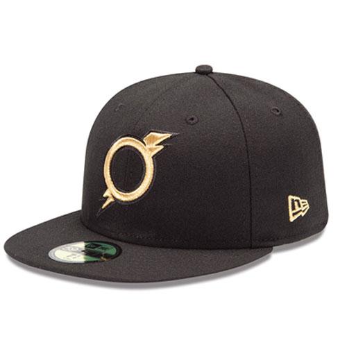 Omaha Storm Chasers New Era 59Fifty Black O-Bolt Alternate Cap