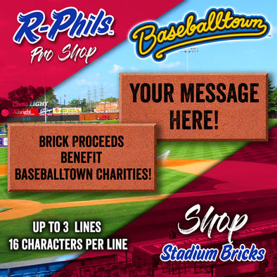 Reading Fightin Phils Personalized Stadium Bricks