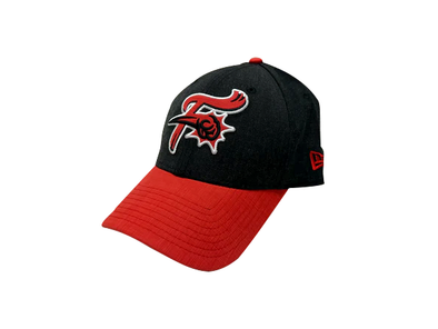 Reading Fightin Phils Black F-Fist Cap with Heather Red Brim Hat