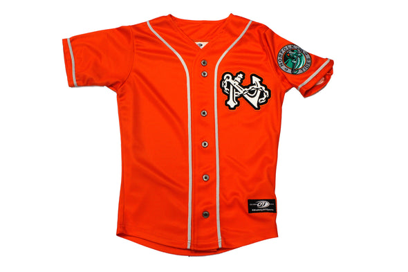 Norfolk Tides Youth Orange Replica Jersey