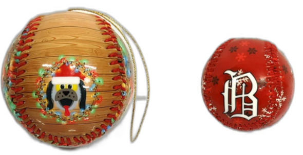 Barons Holiday Ornament 2pk