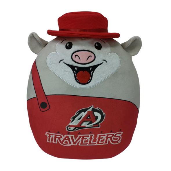 Arkansas Travelers Mascot Factory Otey Squishy Pillow