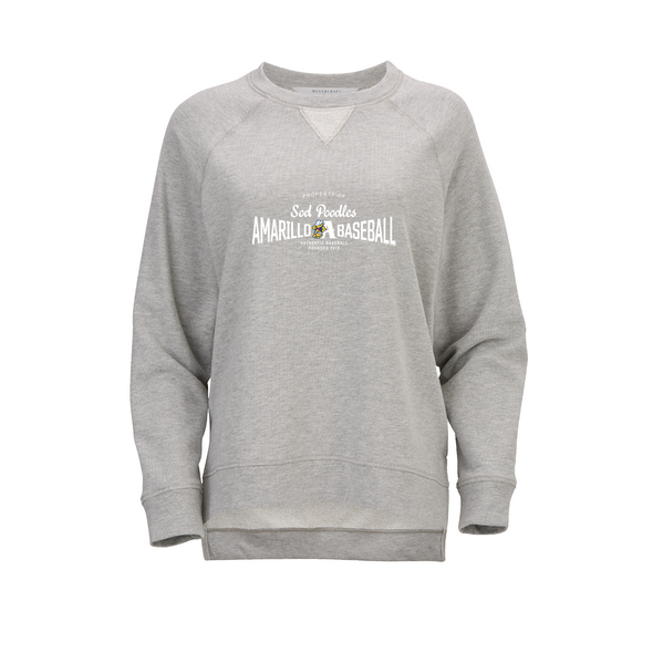 Amarillo Sod Poodles Oxford Grey Lean A Crew