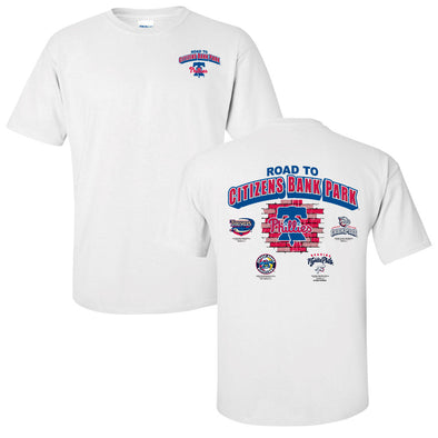 Lehigh Valley IronPigs Road To Citizens Bank Park Adult Tee