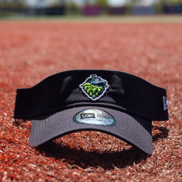New Era Evergreen Visor, Hillsboro Hops