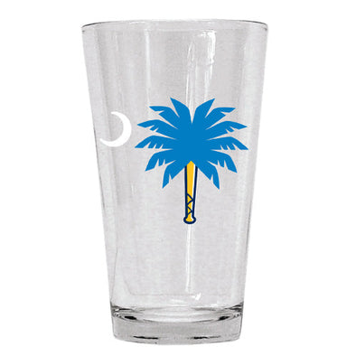 Myrtle Beach Pelicans Jardine Associates Palmetto State Logo 16oz Pint Glass