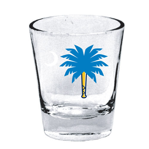 Myrtle Beach Pelicans Jardine Associates Palmetto State Logo 2oz Shot Glass