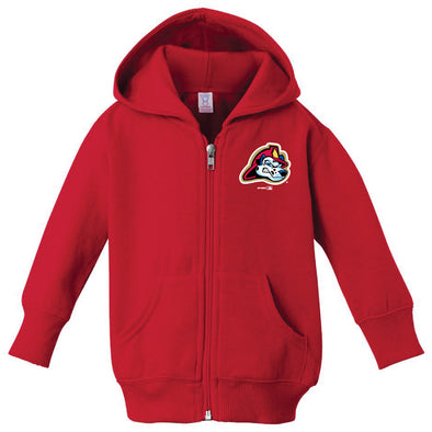 Peoria Chiefs Red Infant Zip Up Hoodie