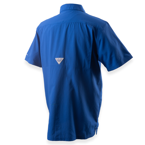 PFG Slack Tide Camp Shirt with Wordmark Logo