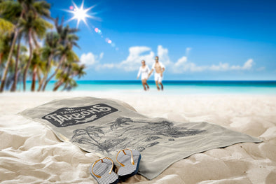Tampa Tarpons Salty Scene Beach Towel