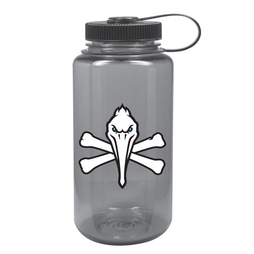 MYRTLE BEACH PELICANS JARDINE SMOKE PIRATE LOGO 32OZ NALGENE BOTTLE