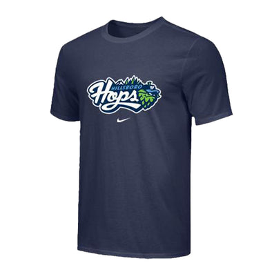 Nike Primary Logo T-shirt Navy, Hillsboro Hops