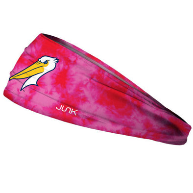 MYRTLE BEACH PELICANS JUNK BRANDS PINK ALT LOGO HEADBAND