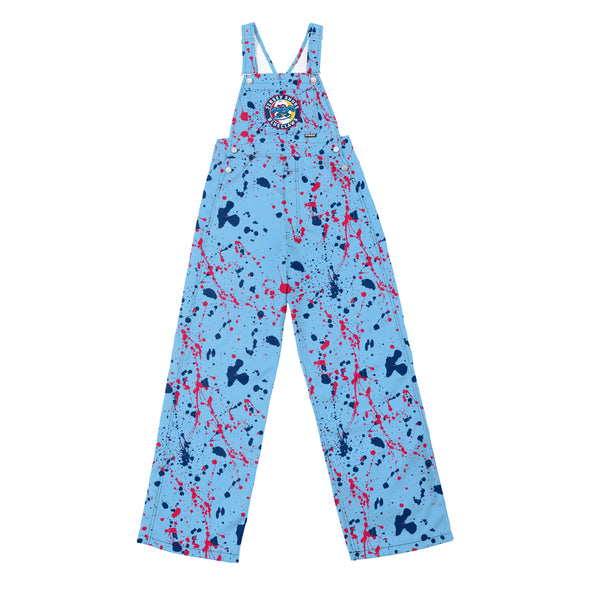 Jersey Shore BlueClaws FOCO Splatter Print Overalls