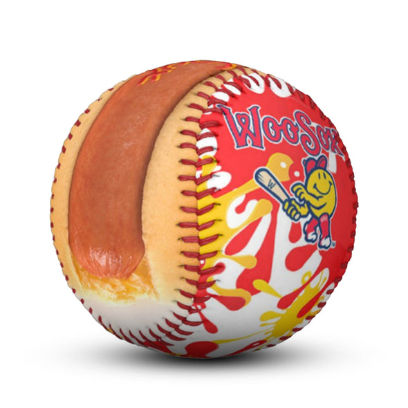 Worcester Red Sox Hot Dog Baseball