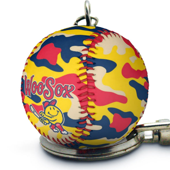 Camo Baseball Keychain