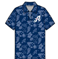 Reno Aces Men's Hawaiian Polo Tee