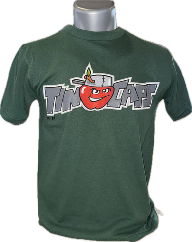 Fort Wayne TinCaps Primary Logo Forest Youth Tee