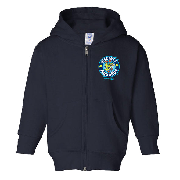 Everett AquaSox Toddler Zip Up Hoodie