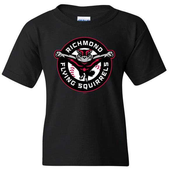 Richmond Flying Squirrels Youth Primary Logo Tee
