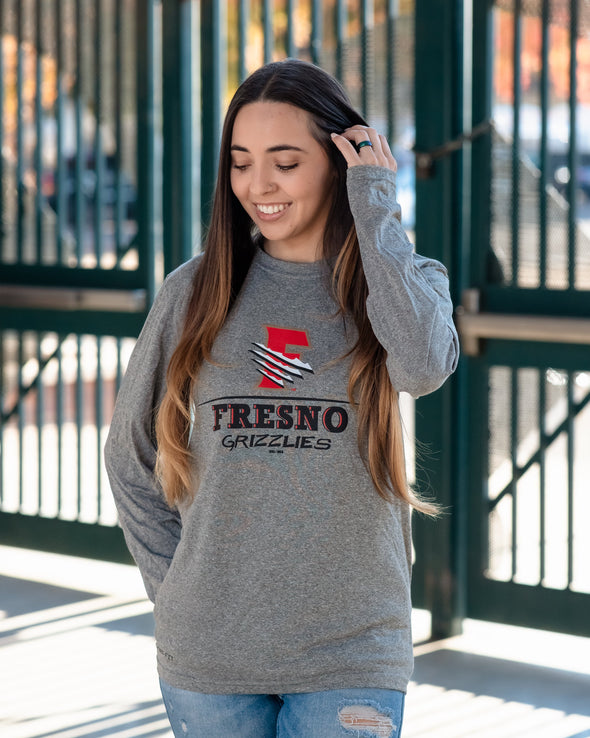 Women's Grey Dri-Fit Long Sleeve